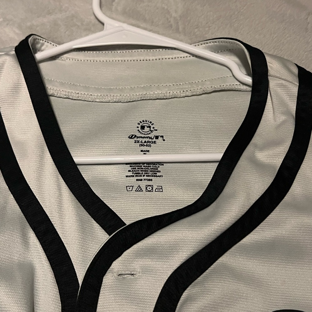 Majestic Black and White Baseball Jersey